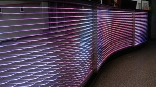 LED-Video-Kunstobjekt