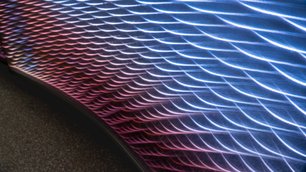 LED-Video-Kunstobjekt